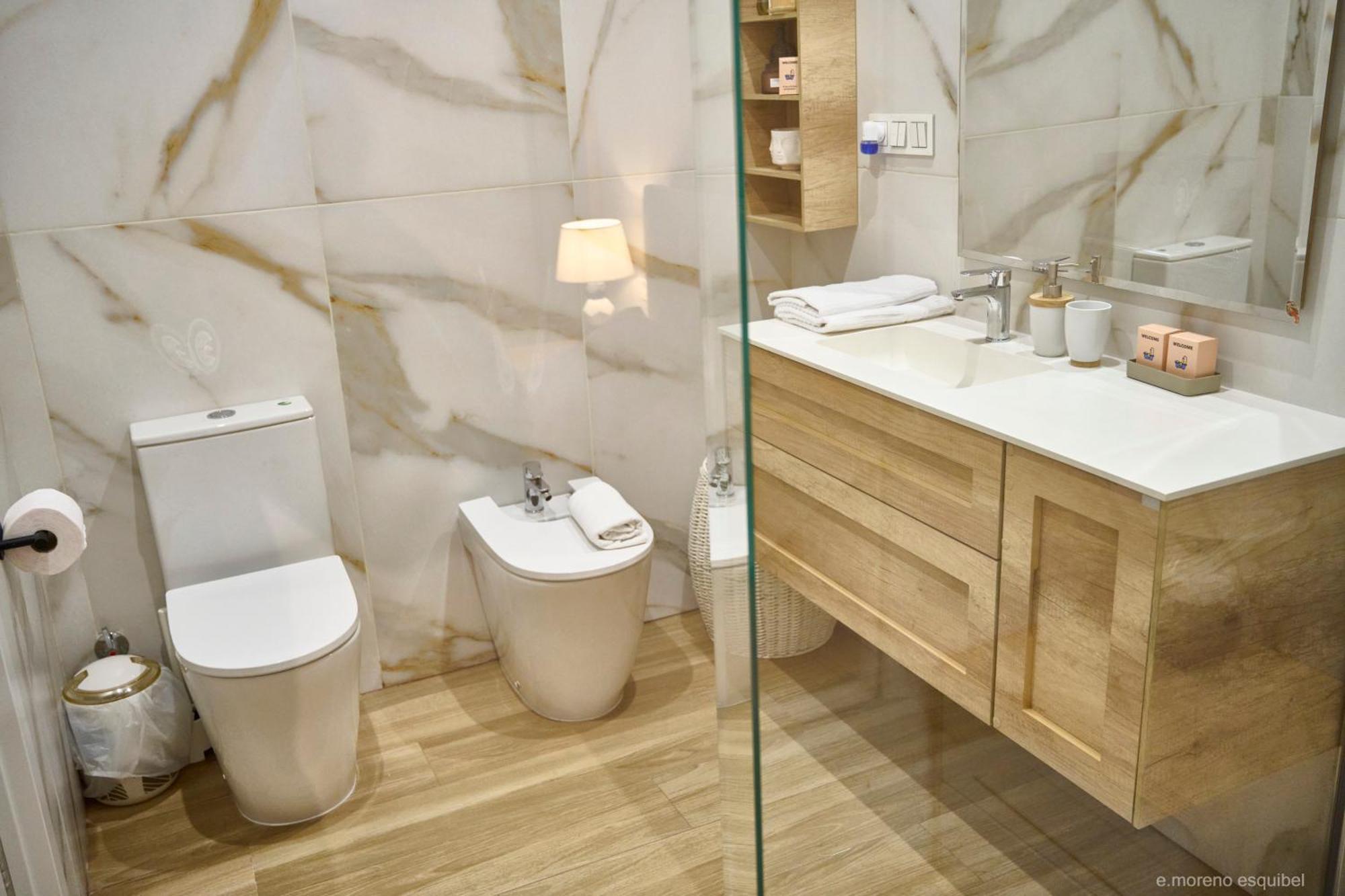Apartamento Nuevo Lujoso Suites Centro Bilbao Wifi ,Parking Gratis Bilbau Exterior foto