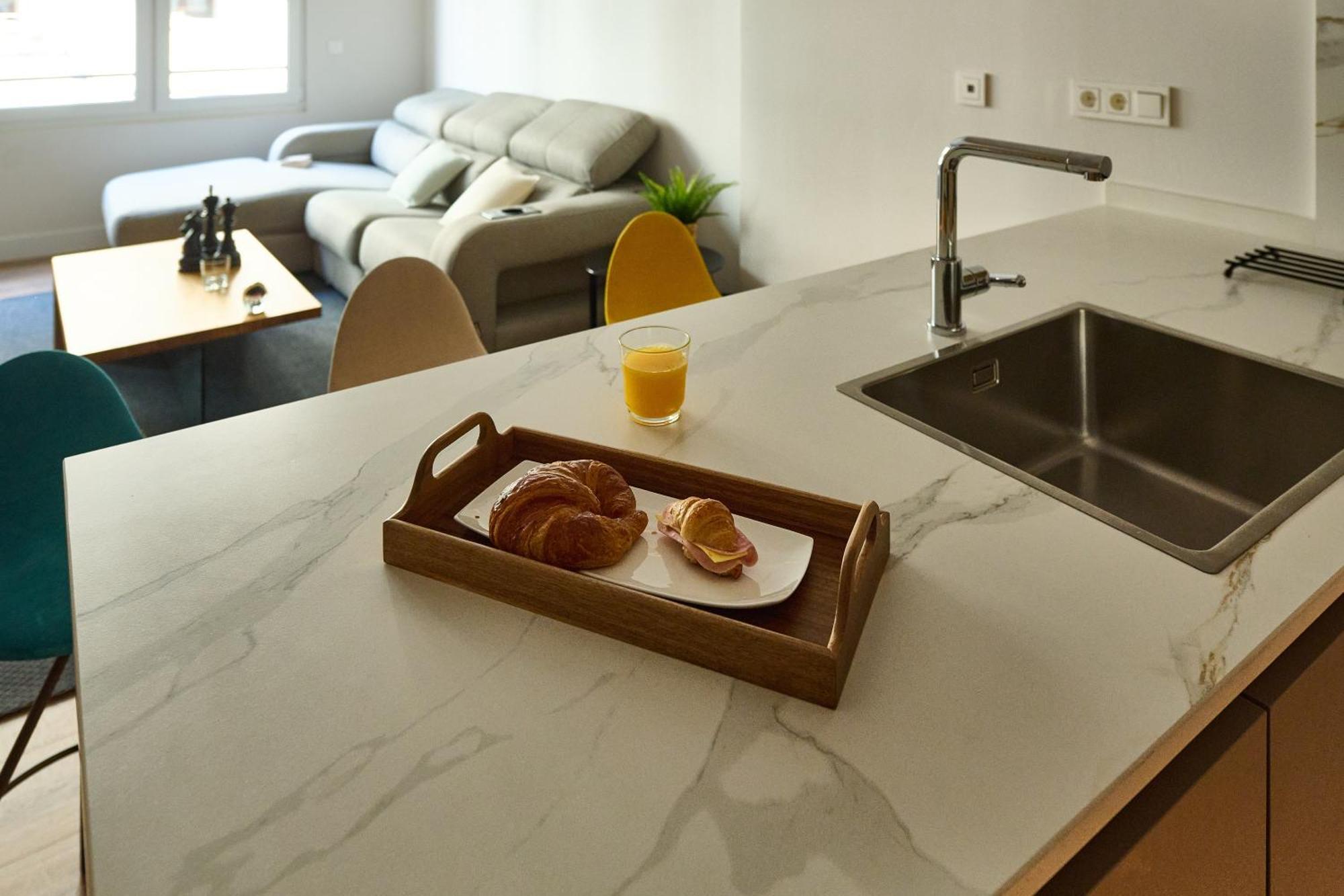 Apartamento Nuevo Lujoso Suites Centro Bilbao Wifi ,Parking Gratis Bilbau Exterior foto